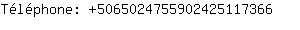 Tlphone: 506502475590242511....