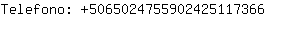 Telefono: 506502475590242511....