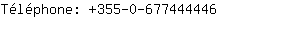 Tlphone: 355-0-67744....