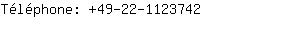 Téléphone: 49-22-112....