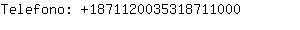 Telefono: 187112003531871....
