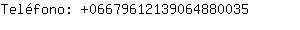 Telfono: 0667961213906488....