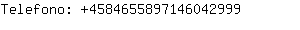 Telefono: 458465589714604....