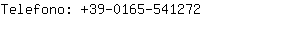 Telefono: 39-0165-54....