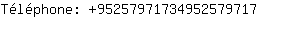 Tlphone: 9525797173495257....