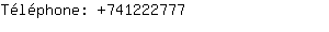 Téléphone: 74122....