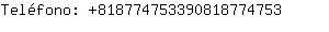 Telfono: 81877475339081877....