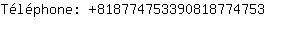 Tlphone: 81877475339081877....