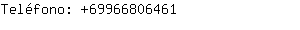 Teléfono: 6996680....