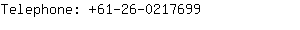 Telephone: 61-26-021....