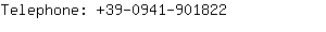 Telephone: 39-0941-90....