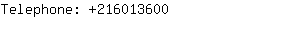 Telephone: 21601....