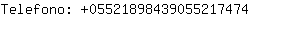 Telefono: 0552189843905521....