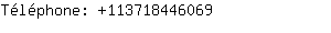 Téléphone: 11371844....