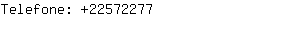 Telefone: 2257....