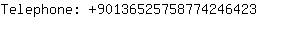 Telephone: 9013652575877424....