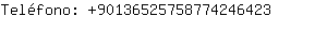 Telfono: 9013652575877424....