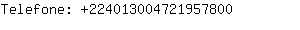 Telefone: 22401300472195....