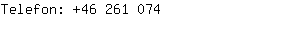 Telefon: 46 261....