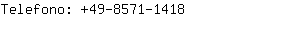 Telefono: 49-8571-....