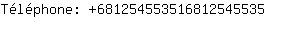 Tlphone: 68125455351681254....