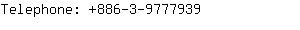 Telephone: 886-3-977....