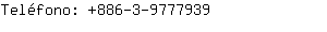 Telfono: 886-3-977....