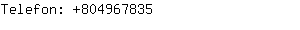 Telefon: 80496....