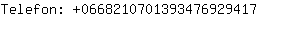 Telefon: 066821070139347692....