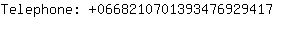 Telephone: 066821070139347692....