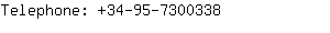 Telephone: 34-95-730....