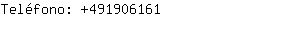 Teléfono: 49190....