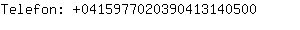Telefon: 041597702039041314....