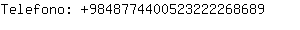 Telefono: 984877440052322226....