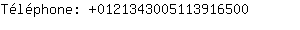 Tlphone: 012134300511391....