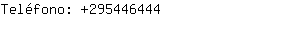 Teléfono: 29544....