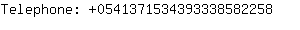 Telephone: 054137153439333858....