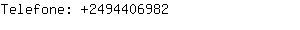 Telefone: 249440....