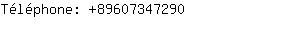 Téléphone: 8960734....