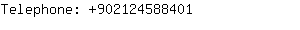 Telephone: 90212458....