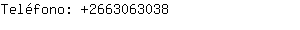 Teléfono: 266306....