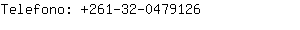 Telefono: 261-32-047....