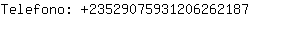 Telefono: 2352907593120626....