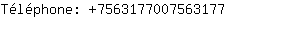 Tlphone: 756317700756....