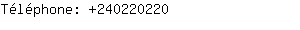 Téléphone: 24022....