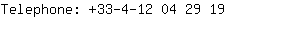 Telephone: 33-4-12 04 2....