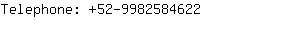 Telephone: 52-998258....