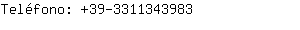 Teléfono: 39-331134....