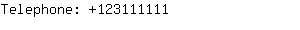 Telephone: 12311....