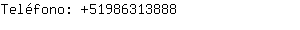 Teléfono: 5198631....